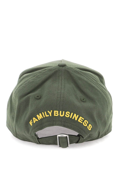 Dsquared2 baseball cap with logoed patch BCM0552 05C00001 MILITARE