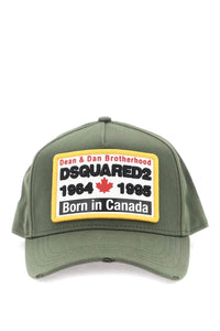 Dsquared2 棒球帽，附標誌貼片 BCM0552 05C00001 MILITARE