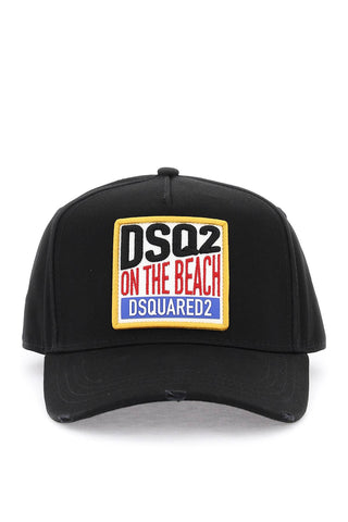 Dsquared2 熱帶棒球帽 BCM0801 05C00001 NERO