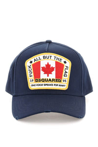 dsquared2加拿大旗幟棒球帽BCM4011 05C00001海軍