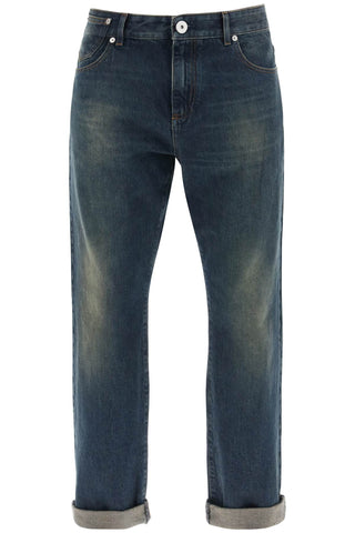 Balmain vintage jeans BH0MI044DD93 BLEU JEAN BRUT