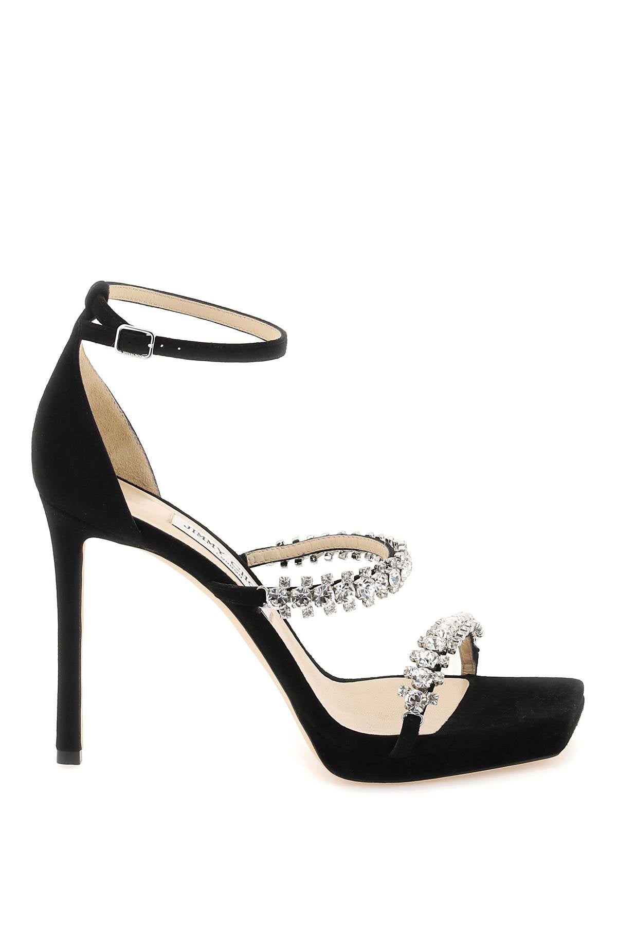 Jimmy Choo Visby Metallic Leather Straps and Mesh Sandals Size EU 39 – The  Global Collective Co.