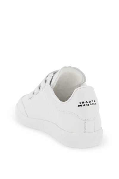 Isabel marant beth leather sneakers BK0013FA A4E11S WHITE BLACK
