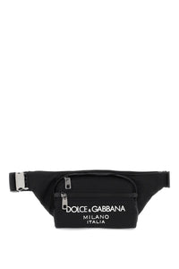 Dolce & gabbana nylon beltpack bag with logo BM2218 AG182 NERO NERO