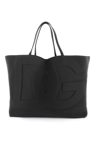 Dolce & gabbana large dg logo shopping bag BM7548 AT488 NERO