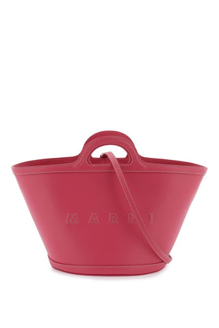 Marni leather small tropicalia bucket bag BMMP0097U0LV589 LIGHT ORCHID