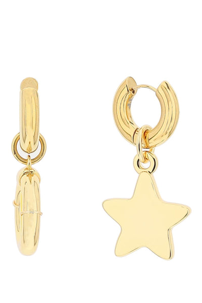 Timeless pearly earrings with charms BOS SM GOLD