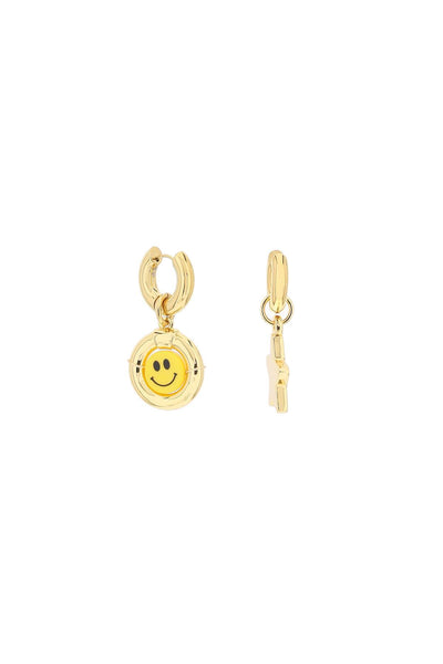 Timeless pearly earrings with charms BOS SM GOLD