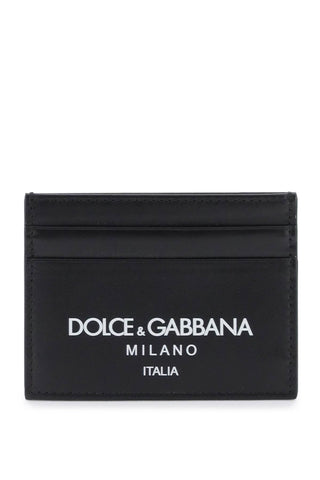 Dolce & gabbana logo leather cardholder BP0330 AN244 DG MILANO ITALIA