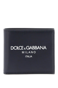 Dolce & gabbana wallet with logo BP1321 AN244 DG MI ITALIA F BLU