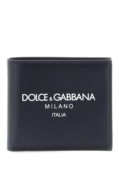 Dolce & gabbana wallet with logo BP1321 AN244 DG MI ITALIA F BLU