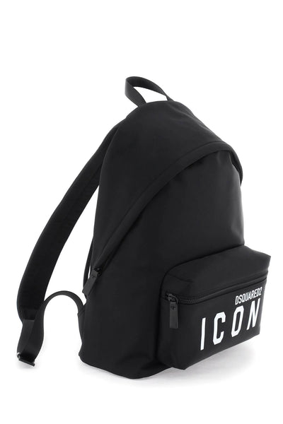 Dsquared2 icon nylon backpack BPM0100 11703199 NERO NERO