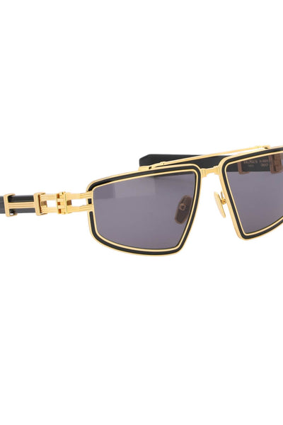 Balmain titan sunglasses BPS 139A 59 GOLD BLACK