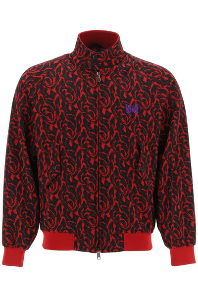 Baracuta x needles harrington track jacket in jacquard jersey BRCPS0961UT2676 RED