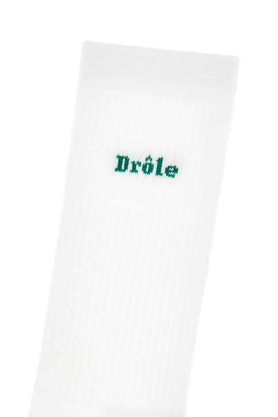 Drole de monsieur 標誌襪子 BSK109CO024 白色