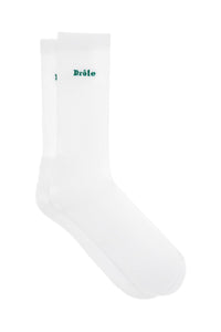 Drole de monsieur 標誌襪子 BSK109CO024 白色