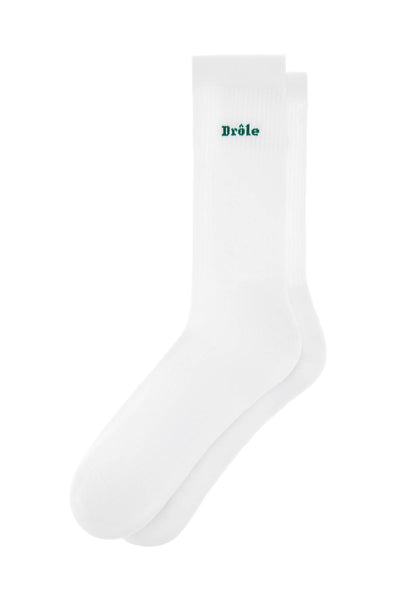 Drole de monsieur logoed socks BSK109CO024 WHITE
