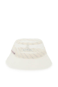 Acne studios mesh bucket hat C40221 WHITE