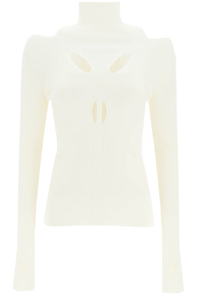 Dion lee cut-out skivvy C7079P22 IVORY