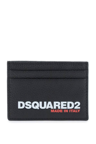 Dsquared2 logo bob cardholder CCM0015 25103888 NERO