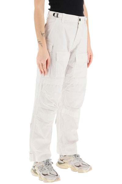 Darkpark 'julia' 防撕裂棉質工裝褲 C DPM004C O518004 OFF WHITE