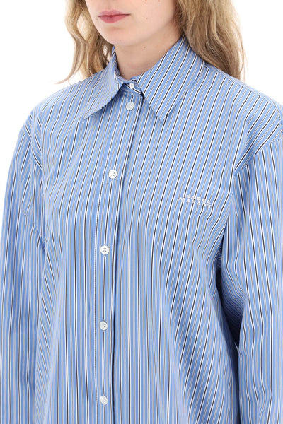 Isabel marant cylvany maxi shirt CH0119FA B1I01I BLUE