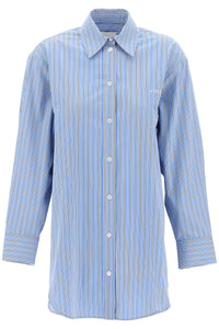 Isabel Marant cyvany 長版襯衫 CH0119FA B1I01I 藍色