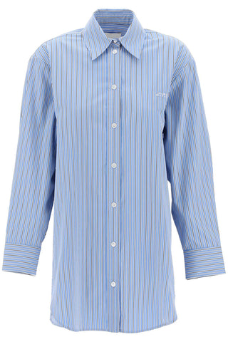 Isabel marant cylvany maxi shirt CH0119FA B1I01I BLUE