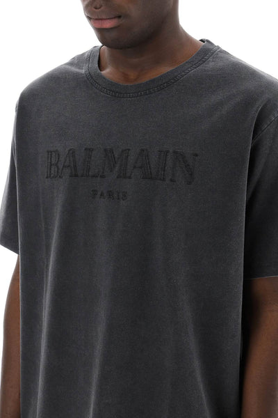 Balmain 復古 balmain T 卹 CH0EG010BC72 GRIS GRIS