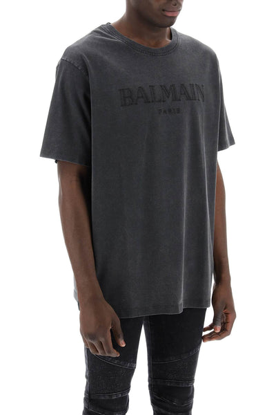 Balmain 復古 balmain T 卹 CH0EG010BC72 GRIS GRIS