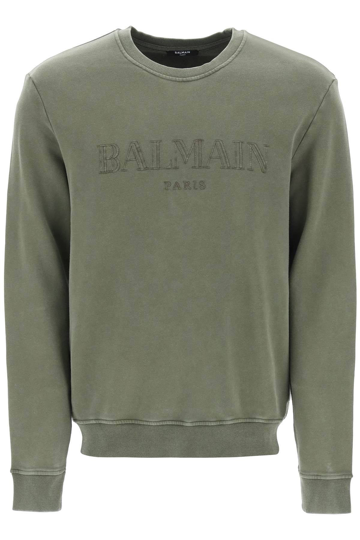 Balmain vintage balmain crewneck sweat CH0JQ040BC72 KAKI KAKI