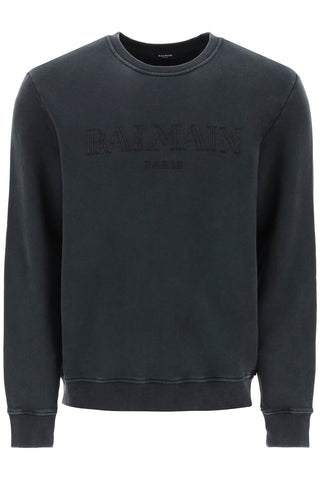 Balmain 復古 balmain 圓領運動衫 CH0JQ040BC72 GRIS GRIS