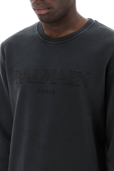 Balmain 復古 balmain 圓領運動衫 CH0JQ040BC72 GRIS GRIS