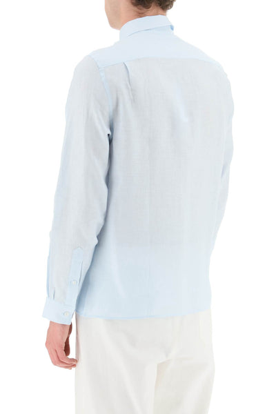 Lacoste light linen shirt CH5692 LQ AZZURRO CHIARO
