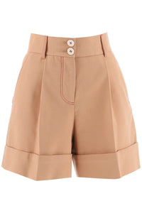See by chloe cotton twill shorts CHS23USH04032 DUSTY CORAL