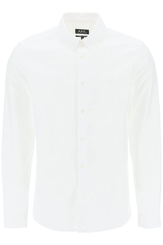 A.p.c. button-down shirt COECK H12499 BLANC