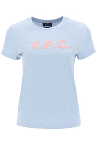 A.p.c. v.p.c. logo t-shirt COGFI F26944 INDIGO DELAVE