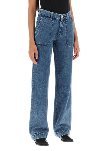 A.p.c. seaside wide leg jeans COGUT F09085 BLEU CLAIR