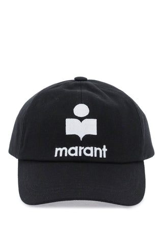 Isabel marant tyron baseball cap CQ001XFB A3C05A BLACK ECRU