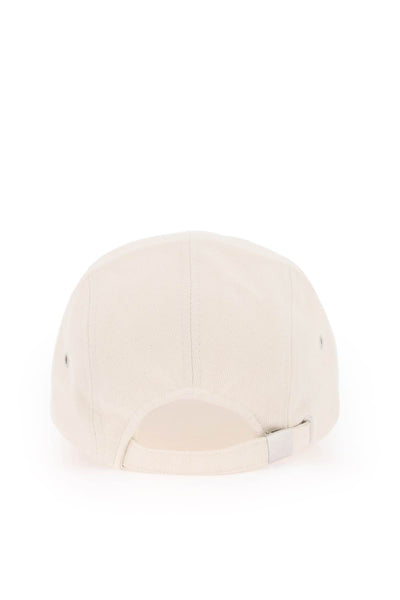 Isabel marant tedji baseball cap CQ008XFA A2C08A ECRU BLACK