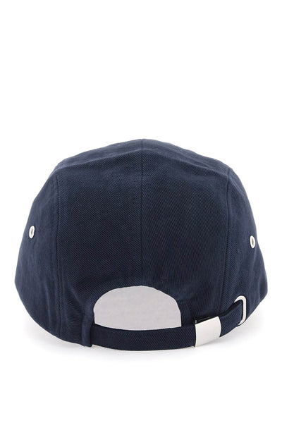 Isabel marant tedji baseball cap CQ008XFA A2C08A MIDNIGHT ECRU