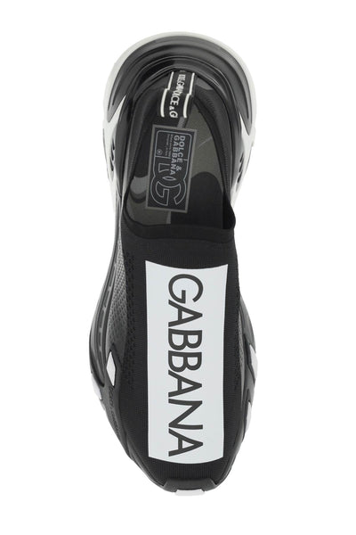 Dolce &amp; Gabbana 索倫托運動鞋 CS2172 AH414 NERO NERO BIANCO