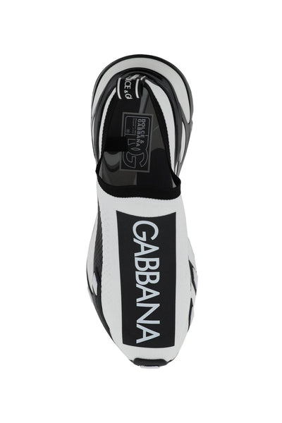 Dolce &amp; Gabbana 索倫托運動鞋 CS2172 AH414 BIANCO NERO BIANCO