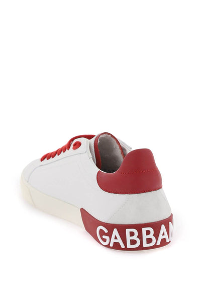 Dolce & gabbana 'portofino' sneakers CS2203 AM779 BIANCO ROSSO