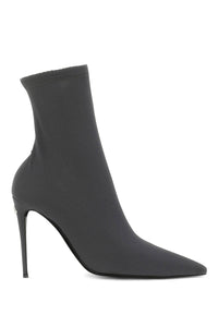 Dolce &amp; Gabbana 彈性平紋針織踝靴 CT0959 AM237 GRIGIO SCURO
