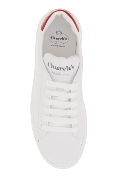 Church's leather sneakers DE0252 9SN WHITE RED
