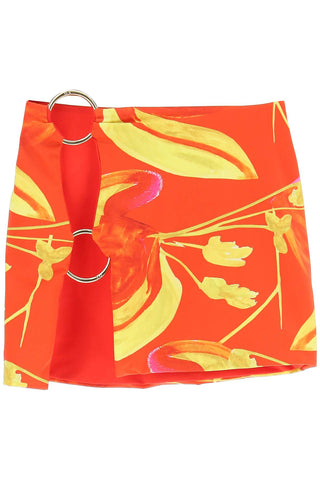 Louisa ballou double ring mini skirt DOUBLE RING SKIRT ORCHID FLAME