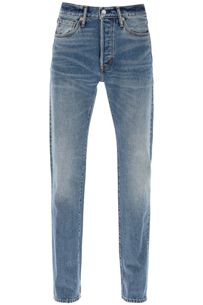 Tom ford regular fit jeans DPR001 DMC025F23 NEW STRONG HIGH LOW