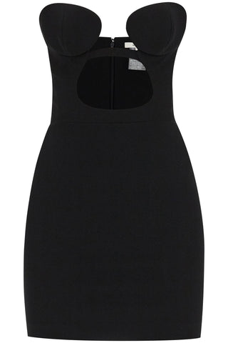 Nensi dojaka mini bustier dress with cut-out DR117 BLACK