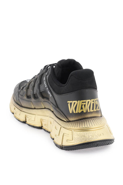 Versace 'trigreca' 運動鞋 DSU8094 1A07042 黑金